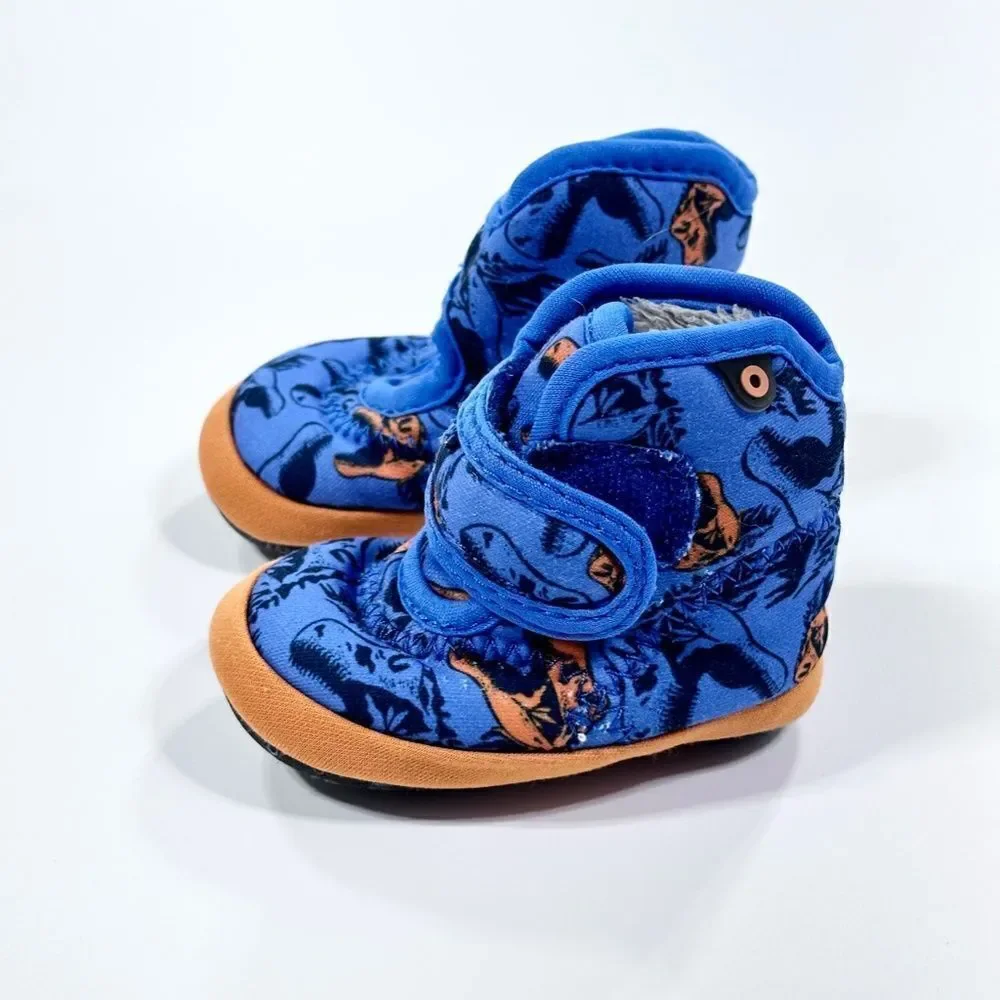 Bogs fabric infant dinosaur booties 2